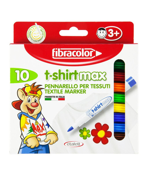 Carioci pentru tesatura 10 culori T-shirt Max Fibracolor